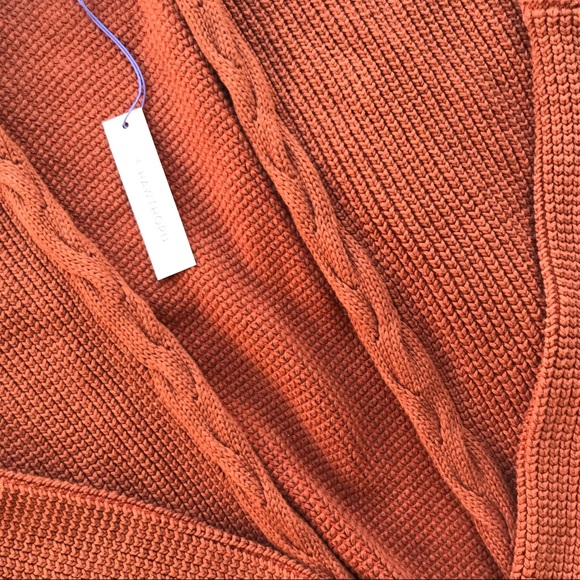 Stitch fix 41hawthorn orange cardigan 2x - Picture 4 of 6